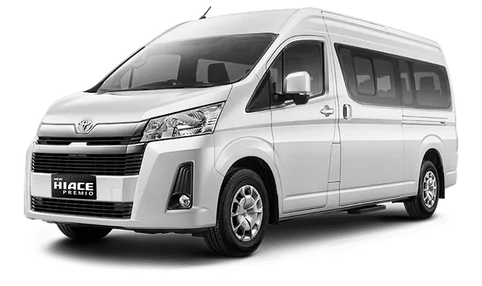 Sewa Hiace Makassar untuk rombongan dengan Toyota Hiace Premio
